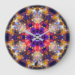 Reloj Redondo Grande Lustrous Stellar Kaleid