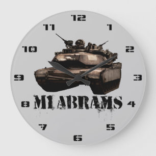 Reloj Redondo Grande M1 Abrams