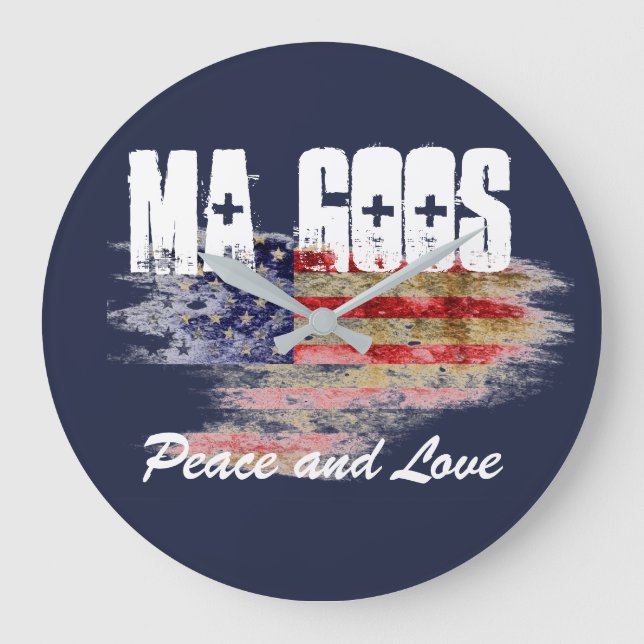 Reloj Redondo Grande Ma Goos Clock (Anverso)