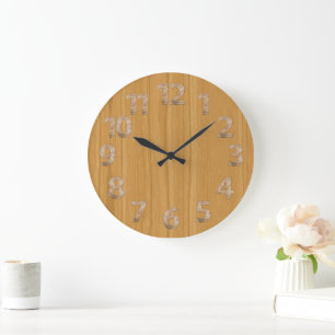 Reloj Redondo Grande "Madera"