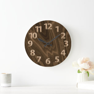 Reloj Redondo Grande "Madera"