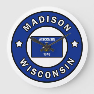 Reloj Redondo Grande Madison Wisconsin