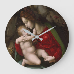 Reloj Redondo Grande Madonna y niño, circa 1520