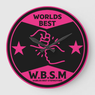 RELOJ REDONDO GRANDE MADRE MEJOR PASO DEL MUNDO