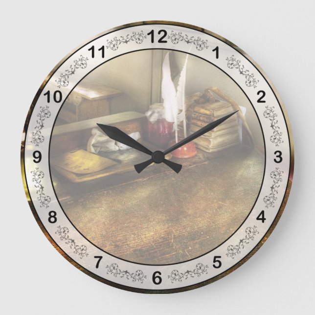 Reloj Redondo Grande Maestro - La Sala de Clase (Anverso)