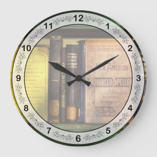 Reloj Redondo Grande Maestro - Libros que usas en la escuela