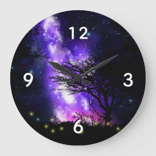 Reloj Redondo Grande Magia Vía Láctea