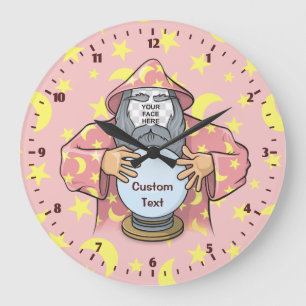 Reloj Redondo Grande Mago con su cara