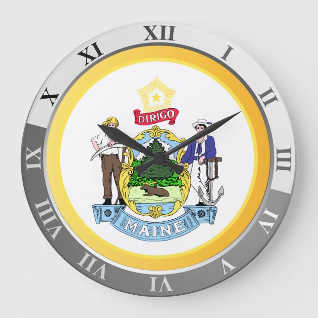 Reloj Redondo Grande Maine (Anverso)