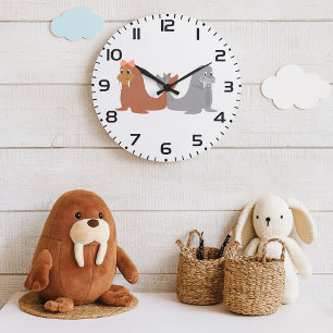 Reloj Redondo Grande Malos y valientes