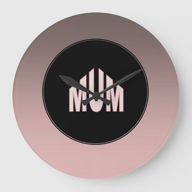 Reloj Redondo Grande Mamá dos tonos (Anverso)