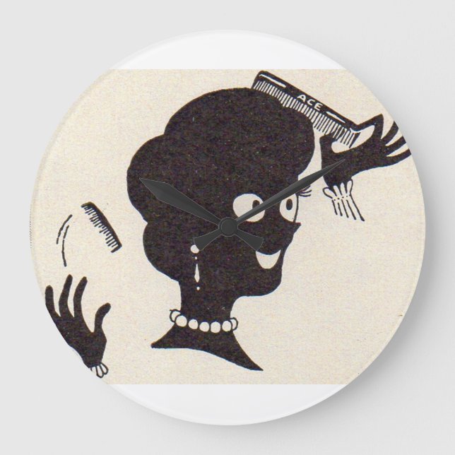 Reloj Redondo Grande Mamá tiene un nuevo peine (Anverso)