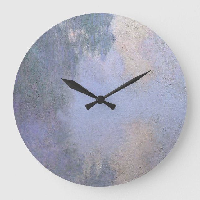Reloj Redondo Grande Mañana en el Sena cerca de Giverny, por Claude Mon (Anverso)