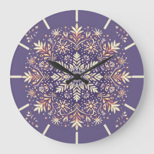 Reloj Redondo Grande Mandala