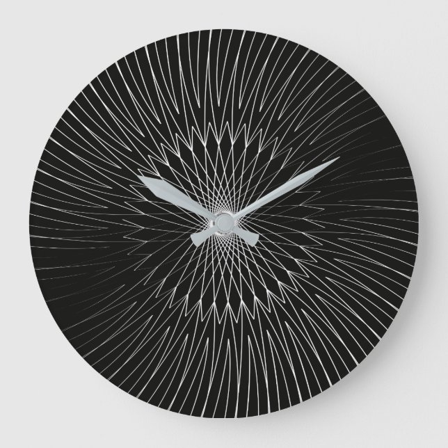 Reloj Redondo Grande Mandala, alambres para bicicletas 1 (Anverso)