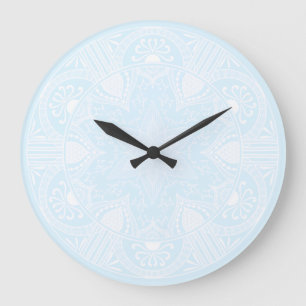 Reloj Redondo Grande Mandala ártica