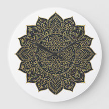Mandala de oro y marina