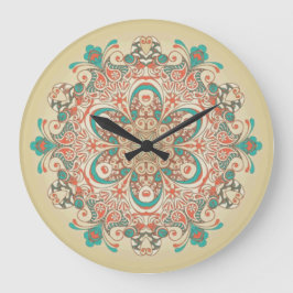 Reloj Redondo Grande Mandala Kaleidoscope - Wallclock