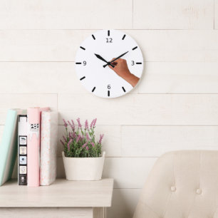 Reloj Redondo Grande Mano