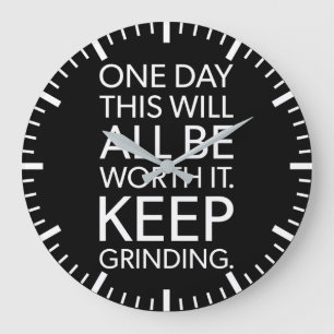Reloj Redondo Grande Mantener el moldeado - Motivación del éxito