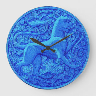 Reloj Redondo Grande manticore en azul