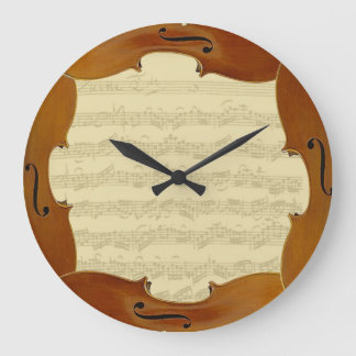 Reloj Redondo Grande Manuscrito de la habitación del violoncelo de Bach