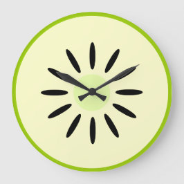 Reloj Redondo Grande Manzana Granny Smith