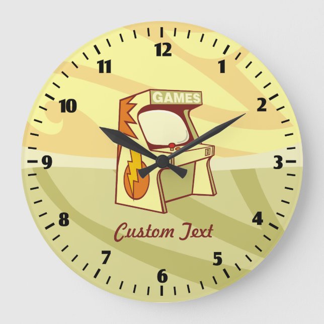 Reloj Redondo Grande Máquina de arcos reloj grande (Anverso)