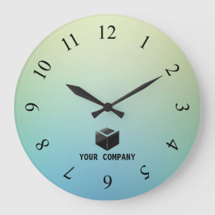 Reloj Redondo Grande Marca de empresa clásica personalizada y editable