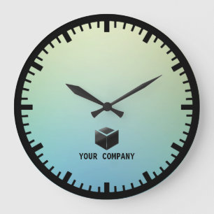 Reloj Redondo Grande Marca de empresa clásica personalizada y editable