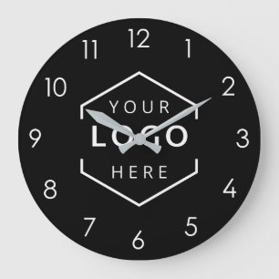 Reloj Redondo Grande Marca promocional del logotipo de la empresa perso