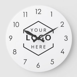 Reloj Redondo Grande Marca promocional del logotipo de la empresa perso