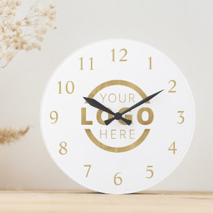 Reloj Redondo Grande Marca promocional del logotipo de la empresa perso
