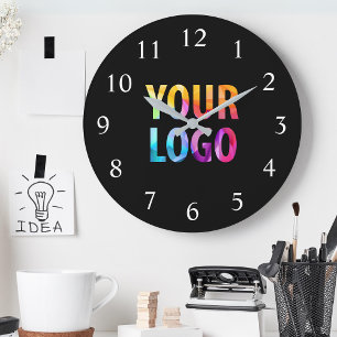 Reloj Redondo Grande Marca promocional del logotipo de la empresa perso