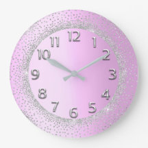 Marco purpurina Números de gris rosado Belleza Rub