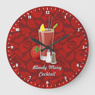 Reloj Redondo Grande María sangrienta