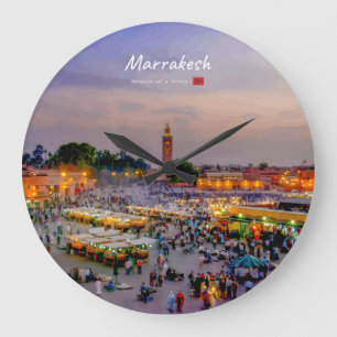 Reloj Redondo Grande Marrakech, Marruecos - Plaza Jemaa el Fnaa