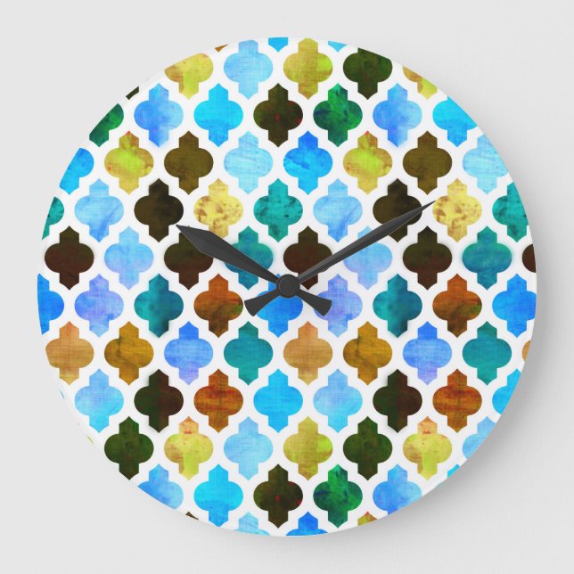 Reloj Redondo Grande Marrakesh Moroccan Green (Anverso)