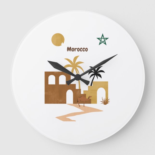 Reloj Redondo Grande Marruecos  (Anverso)