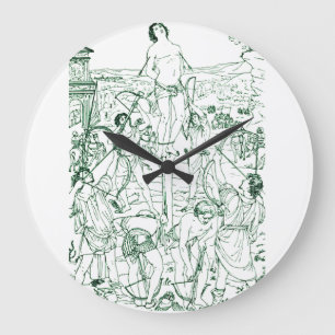 Reloj Redondo Grande Martirio de San Sebastián
