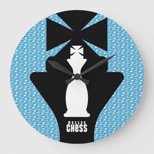 RELOJ REDONDO GRANDE MASANSER CHESS ORIGINAL (Anverso)