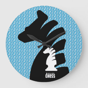 RELOJ REDONDO GRANDE MASANSER CHESS ORIGINAL