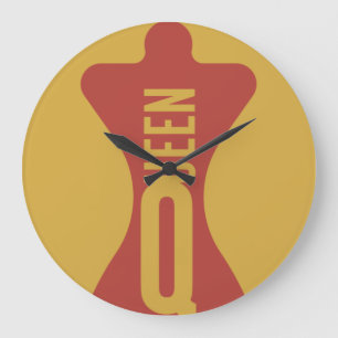 RELOJ REDONDO GRANDE MASANSER CHESS ORIGINAL