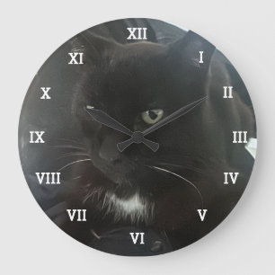 Reloj Redondo Grande Mascotas de fotos personalizadas Familia Crea tu p