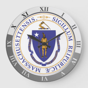 Reloj Redondo Grande Massachusetts