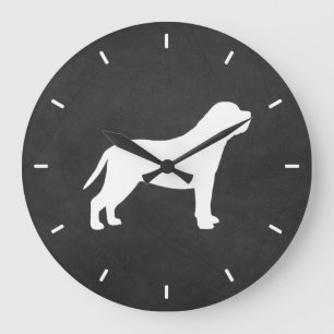 Reloj Redondo Grande Mastiff Silhouette