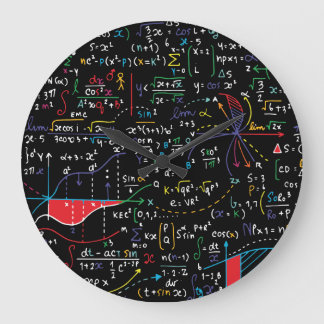 Reloj Redondo Grande Mathematik Geometrie Schüler Lehrer