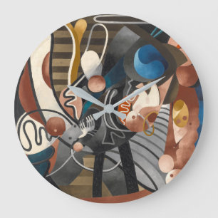 Reloj Redondo Grande Matrimonio Cómico Francis Picabia