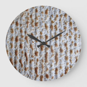 Reloj Redondo Grande Matzah Clock - It's Time for Passover
