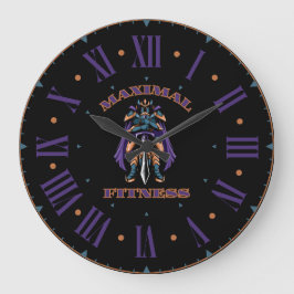 Reloj Redondo Grande Máximo Fitness Hero Wall Clock